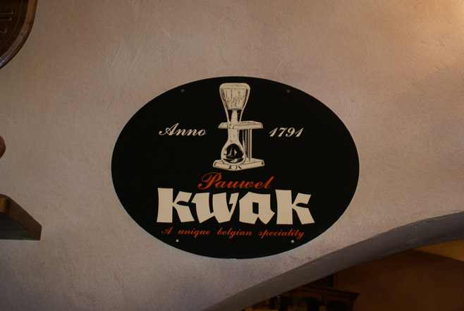 Kwak on the wall